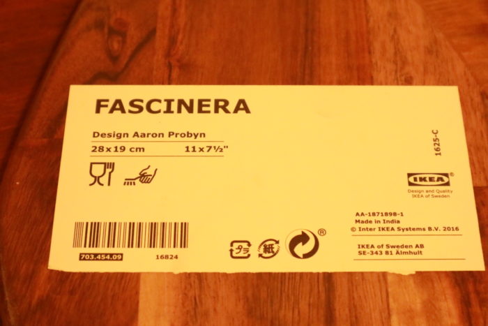 IKEAのまな板FASCINERA