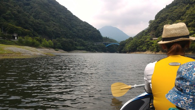 丹沢湖で初めての湖カヤックをやってみる