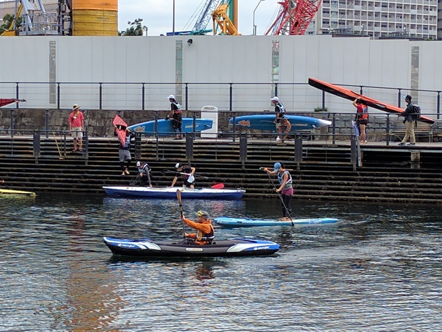 第35回横浜縦断カヌーフェスティバルの出艇