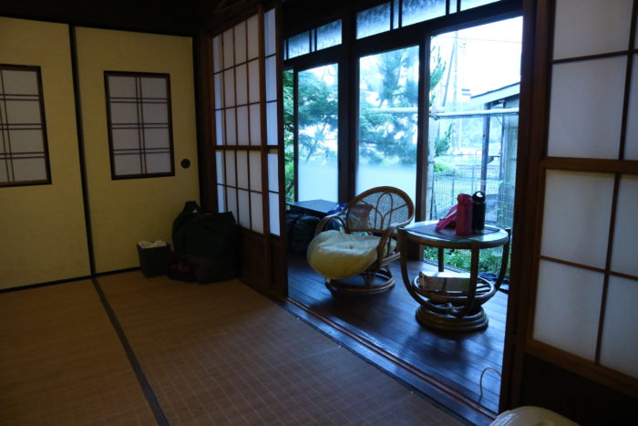 守谷海水浴場のお茶の間ゲストハウスの部屋