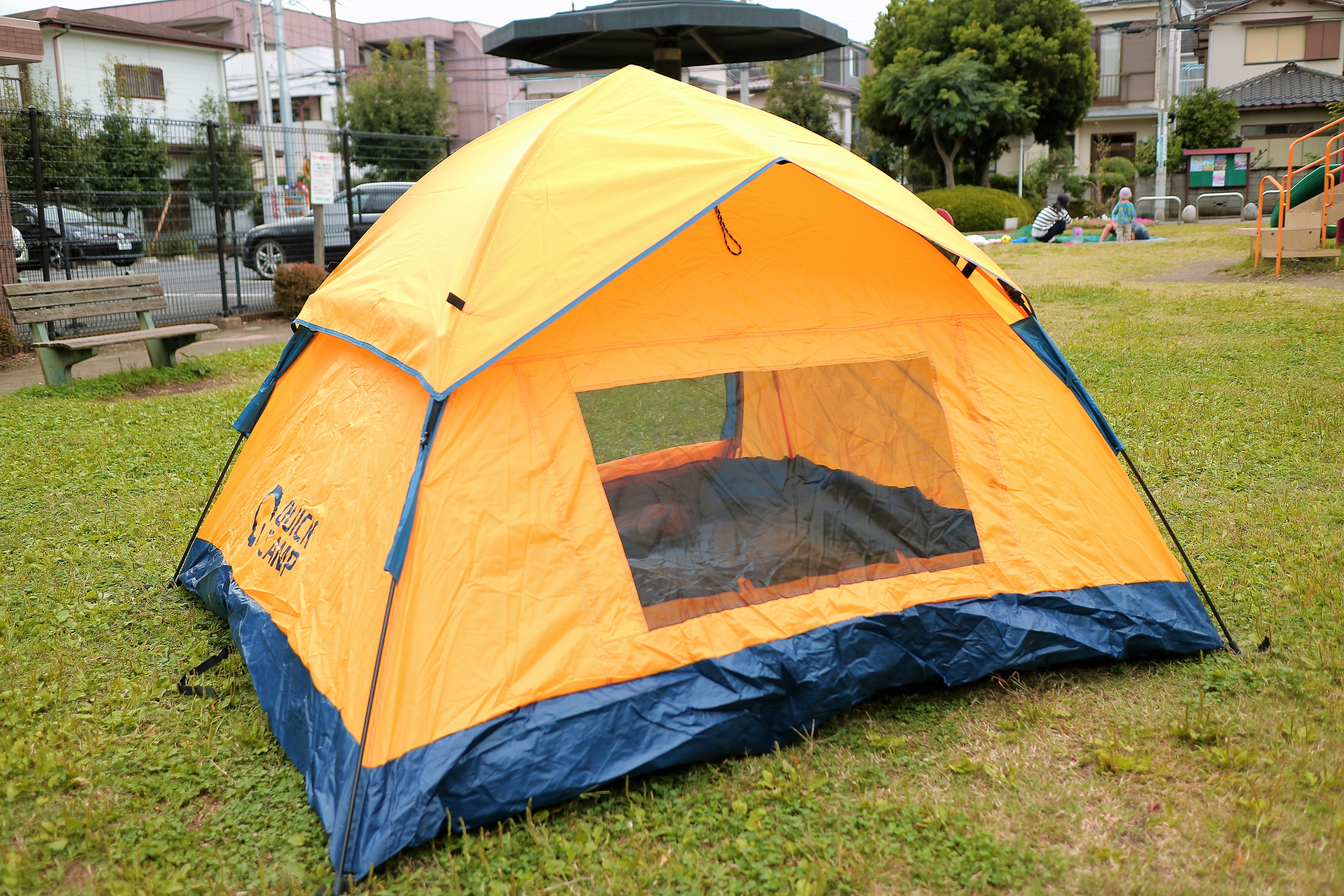 クイックキャンプ(QUICK CAMP)のワンタッチテント買いましたよぉ～ｗ。 | のんびりアウトドア