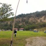 群馬県榛東村の創造の森キャンプ場です。