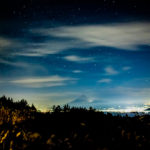 だるま山高原キャンプ場からの富士山と駿河湾と沼津の夜景