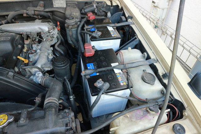 78プラドのバッテリー交換後