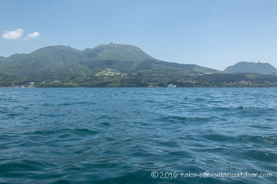 2021年6月9日の芦ノ湖でのレイクジギングは波が高かった