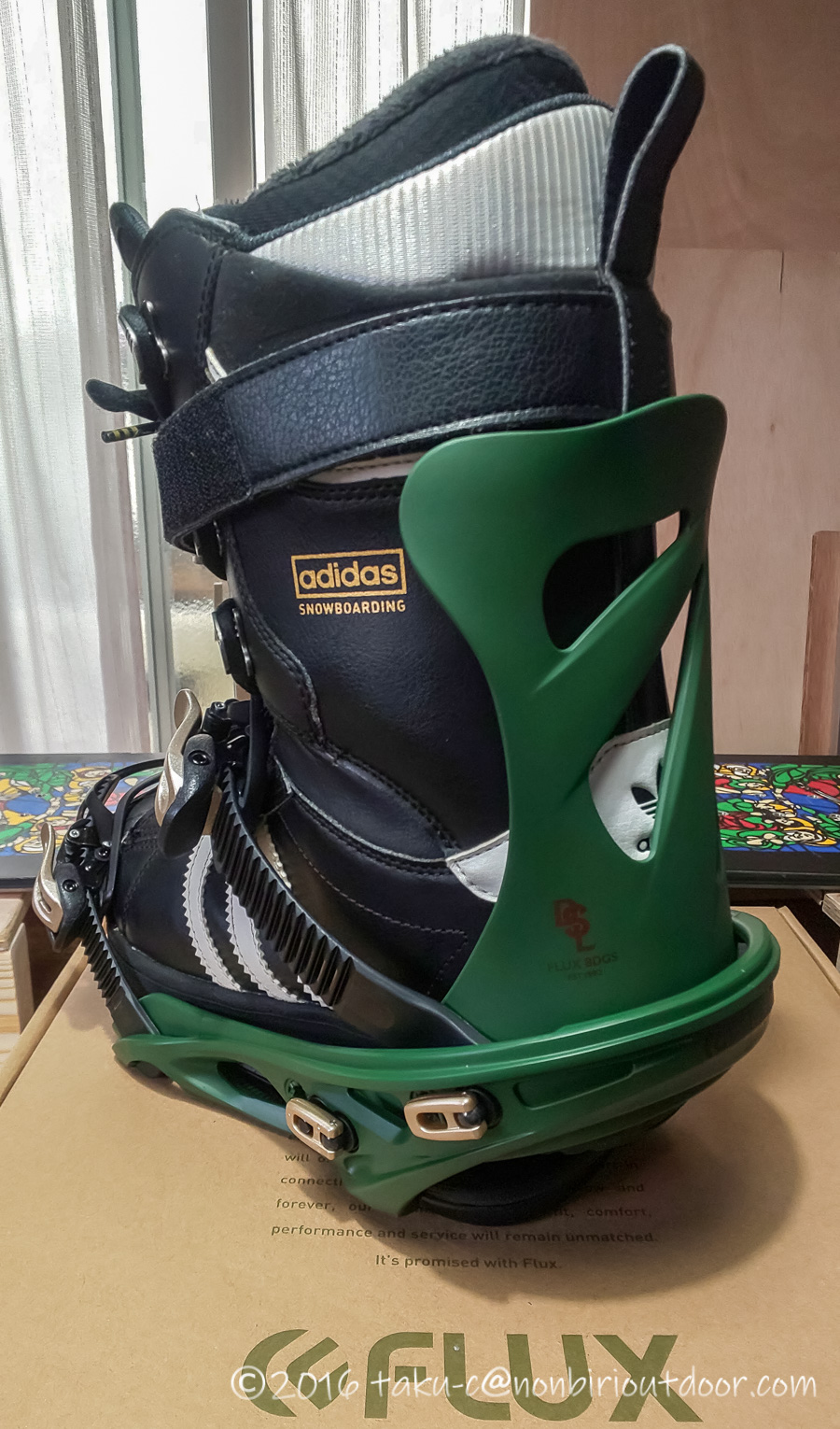 adidas snowboarding スーパースターとflux dsl